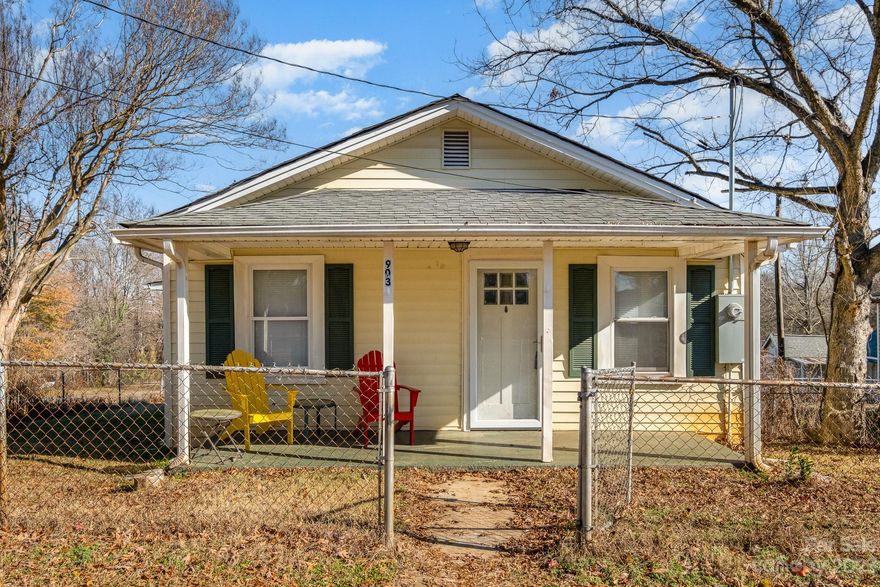 Come on over to Bessemer City, this quaint mill town is calling you. Can you believe you can get this great two bedroom bungalow with a new heat pump and newly painted with newer flooring and roof this close to I-85 for your convenient commute. You can relax on the front porch and walk to the nearest diner for ice cream or breakfast! What more could you want at this price?