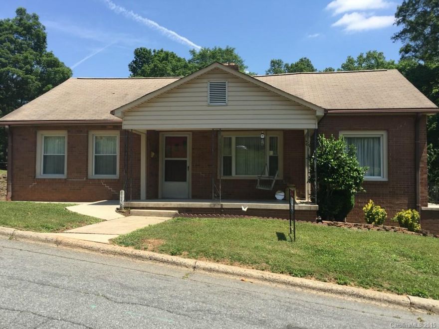 *Price Reduced*Freshly Cleaned Carpets & Home! Full Brick Ranch on .73 acres in walking distance to downtown Concord.Quiet neighborhood & nicely landscaped with stone walls, large trees, flowering trees, & shrubs. Home has 2 possibly 3 (3rd room's closet is in the hall) large bedrooms & 2 full baths. Home has Oak Hardwoods under the carpet in most of the home,Large walk-in closets,1 car garage,New windows,&Gutter Guard. With a little love, this would make a great place to call home! Sold "As Is"