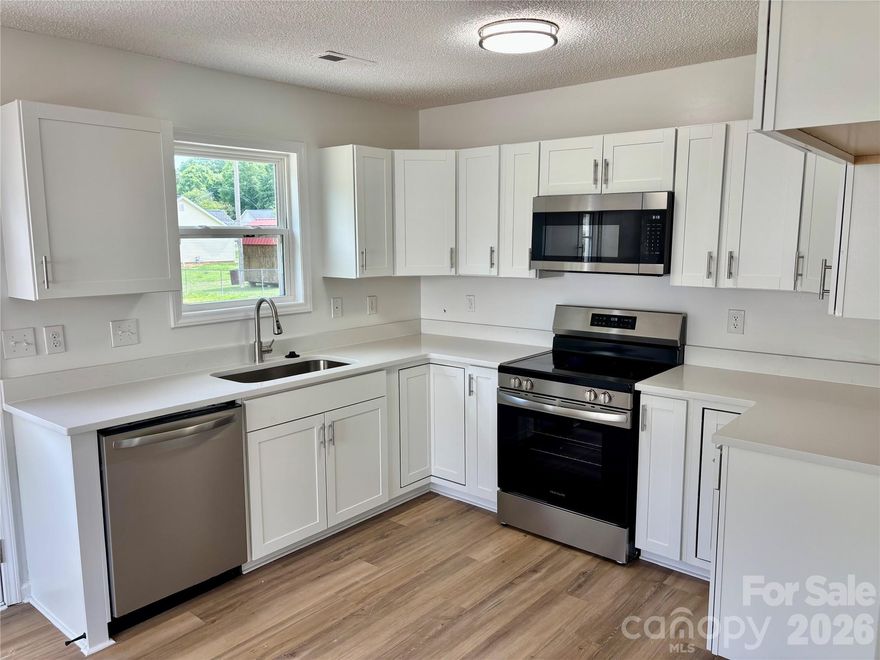 Beautifully renovated 3 bed, 2 bath ranch home large lot.  Remodeled in April 2026 with new  paint and new flooring throughout. NEW Furnace and AC in 2026. New Windows.  The kitchen shines with new quartz countertops, new kitchen cabinets, new sink, and new range/oven. Primary bathroom new dual sink vanity, sinks, faucets lighting, mirrors and shower. Secondary Bathroom new vanity, sink, faucets & new tub.  Stylish new lighting throughout the entire home.  Premium oversized lot backing to woods. Spacious primary suite and bathroom.
Property is located in USDA Eligible area, allowing for a Zero Downpayment Loan.
*** Closing Cost Credit if buyer chooses to work with Admiral Home Mortgage. Listing agent will provide lenders contact information to the buyers agent upon request.