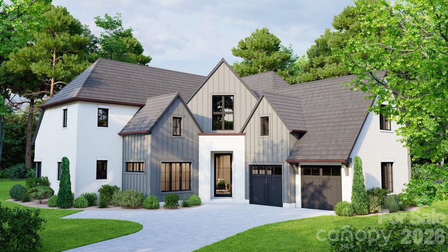 Welcome to The Courts of Prince Charles, an exclusive enclave of 10 new construction homes nestled in the heart of Foxcroft. Where modern comfort meets exquisite craftsmanship, these luxurious brick homes are engineered for a peacefully quiet interior—while offering unmatched convenience to everything the Foxcroft area has to offer. Designed with both elegance and function in mind, this home features a primary suite on the main level, hardwoods throughout, and an open-concept layout bathed in natural light. The stunning kitchen is a true chef’s dream, showcasing handmade white-painted maple cabinetry, designer lighting and finishes, gorgeous quartz countertops, and an oversized island with farmhouse sink. High-end Sub Zero and Wolf appliances elevate both everyday living and entertaining. Custom shelving in all closets, laundry rooms on both levels, Ply Gem Mira Series windows, and a fully foamed attic provide exceptional insulation, energy efficiency, and soundproofing. Enjoy outdoor living year-round on the covered back porch w/ fireplace, wired for sound and overlooking a professionally landscaped yard with full irrigation. Perfectly positioned across from Charlotte Country Day School and moments from Foxcroft East Shopping Center—home to Barrington’s—this prime location is also just minutes to Phillips Place, SouthPark Mall, Red Rocks Cafe, The Fresh Market, and the charming neighborhoods of Myers Park and Dilworth. Minutes to Uptown and Charlotte Douglas Airport. Lawn maintenance is included in the HOA, allowing for truly low-maintenance luxury living at it's best. Every detail has been thoughtfully considered—welcome home.*Square footage may vary on completed home.Please schedule a showing or visit one of our open houses at 8163 or 8159 Fairview Road to see finished SPEC homes and learn more about our community!