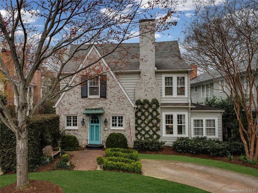 This absolutely adorable cottage exudes charm throughout! From the bright spacious foyer to the open kitchen and family room, this house is filled with natural light, high ceilings and hardwood floors. Great private back yard includes covered terrace and lots of room to play or garden. Windows, chimney and storage shed to remain as is.