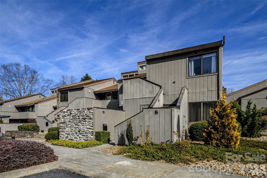 Great Location for this upper-floor end unit. Across the street from the Laurel Park Police Station, next to the Laurel Green Park (featuring walking paths, a playground, and a gazebo), the Southern Streams Coffee shop, and the paved Ecusta Trail.
Home features: 
*Cathedral ceilings in the living room, with sliders to a screened porch. Flooring is high-end Pergo. The kitchen has ample storage and counter space, an integrated no-leak sink, slate tile floors, and a breakfast nook.
*A split floor plan allows for privacy with 2 bedrooms and 2 baths. The large primary suite includes a roomy closet and an upgraded bathroom. High windows maintain privacy while allowing light to fill the bedroom.
*The loft is a large, flexible space for occasional company, a study, or a TV or craft room. 
*You will find ample storage in this home, with multiple closets for flexible use and a large space off the loft.
*The grounds feature a pond with benches and walking paths. A great place to sit and enjoy a warm day. 
The community's monthly HOA of $450 covers care of public spaces, parking areas, building exteriors, and water, sewer, and trash collection. 
*A special assessment on each unit will be paid by the seller at closing.