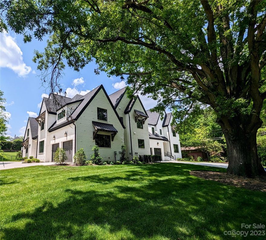 Spectacular new construction in the heart of South Park. Thoughtfully designed with a 1st floor owner’s suite & gorgeous chef’s kitchen adjacent to a breezy great room with folding doors leading to a covered porch with a motorized screen & built-in fireplace.  Huge kitchen with high-end appliances, quartzite and walnut countertops, and big walk-in pantry.  Primary bedroom with 14ft ceiling and huge walk-in closet with an island. Family room with 20 ft vaulted ceiling and custom built-ins and beams.  Home offers high-end finishes throughout with 2 laundry rooms, solid cedar garage doors, full brick, sealed crawlspace, 17-seer Trane high efficiency AC systems, tankless Rinnai water heater with circulating lines, 9-zone sprinkler system, casement windows, cat-6 wiring, built-in speakers in multiple rooms and porch, and white oak hardwood flooring throughout.  Bonus room has been pre-wired for a surround system.