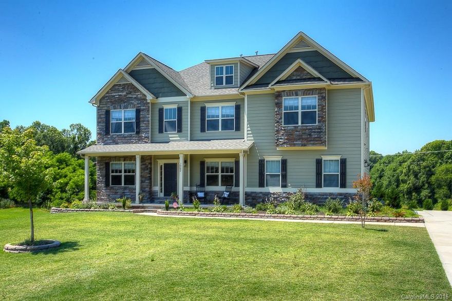 Stunning 2 story w/finished basement and neutral decor! 5BR, 4BA, heavy moldings, ceramic, wood, and carpet. Formal dining room, executive office, 2 story great room w/curved rear windows & real wood or gas burning FP. Gourmet kitchen w/tons of cabinets, granite, and stainless steel appliances. Master retreat out of this world w/ separate sitting area. Amazing tile shower and 6' garden tub. Finished basement w/ theater, rec room, bedroom & full bath. Community offers play area, tennis, and pool.