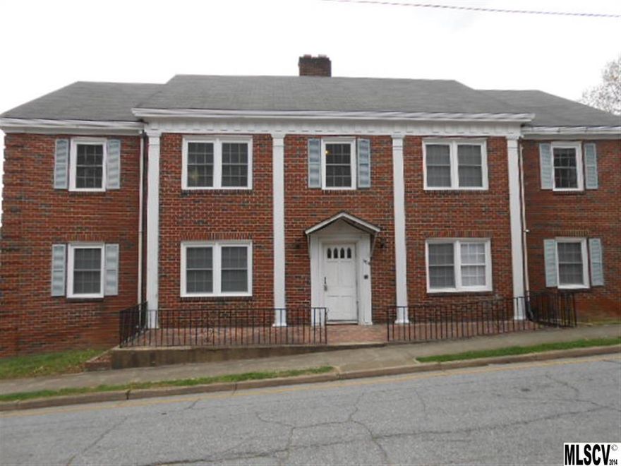 Extremely nice 4 unit building within walking distance to downtown Lenoir.  Excellent location between Hospice offices and two large churches.  All units have been remodeled inside and are in stellar condition. They have new kitchen cabinets, wiring, new gas heating systems and central air. The hardwoods are finished and have cork flooring in the kitchen. All units are full and have a high occupancy rate. Tenants say the utility bills (landlord pays water/sewer) are extremely reasonable (avg. maybe $80ish/mo).  Excellent opportunity to invest in rental property. Gross rent of $24,000 per year. Community W/D in basement. Outside storage for all units.