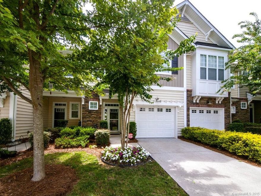 Beautiful & sunny townhome in desirable Whitley Mills. The open floorplan offers a gourmet kitchen with granite counters, tile backsplash, under cab lights & 42' cabinets. The owner's suite features a tray ceiling, dual vanity, garden tub & tile lined shower + tile floors. Other upgrades include hardwoods on main, gas fireplace, ceiling fans throughout, additional shelves in the closets, attic & garage as well as a screened in back porch for the ultimate relaxation overlooking the private lot.