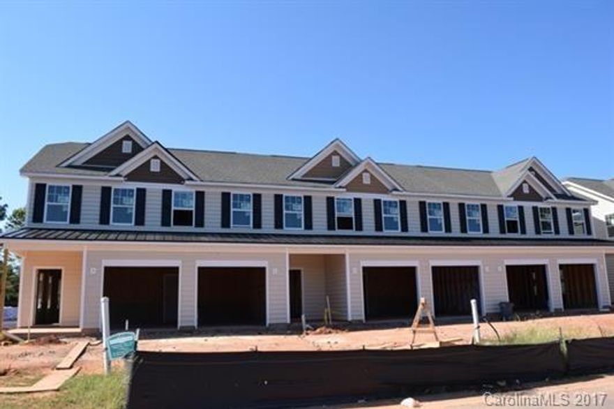 Brand new beautiful end unit townhome located in very popular Millwood Plantation.  This townhome offers 3 bedrooms with master on main level.  Spacious living and dining area, granite kitchen with stainless appliances.  Upstairs houses two additional bedrooms and bonus room/office.  Easy stroll to LA Fitness, shopping and restaurants.  Great access to I-77.  Picture of the townhome is the complex on Hicklin