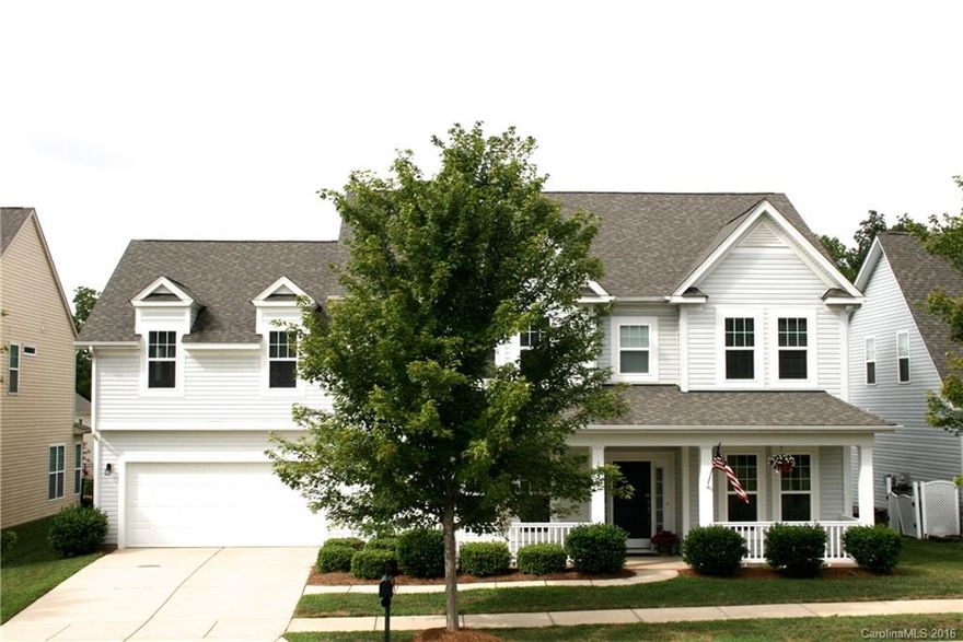 Stunning Huntersville 2 story charmer in amenity filled Centennial.  This super clean and neat home boasts a large master suite, great open floorplan, cook's kitchen, W/D and more!   Enjoy the great yard, large rooms and so much more.  The community features walking trails, miles of sidewalks, playground, a basketball court, a pool and more!  Minutes to shopping, dining and entertainment options and close to the lake!   Extra deep garage for boat, storage, craft area and more! Take a look today!