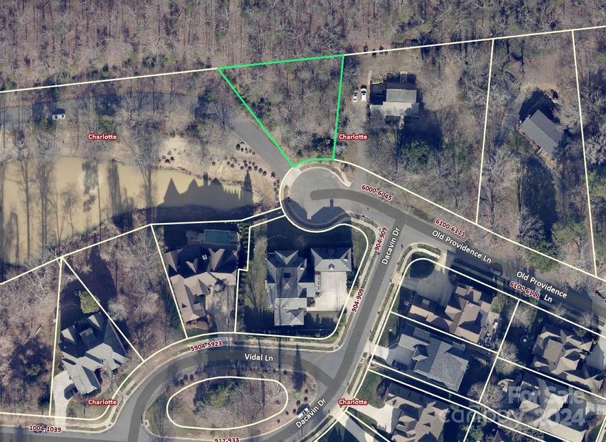 Only 3 lots remain: Custom design and build your forever home on one of the last few lots remaining in established CHAMBERY! This private wooded lot is just a few miles from Southpark and situated on a private cul-de-sac. This rare opportunity boasts great views of the private and serene community pond. This lot can easily be leveled to be ideal for a crawlspace foundation or backyard pool. No power lines, no busy streets, this is an amazing tranquil setting with community walking trails and beautiful trees throughout, ready for the custom home of your dreams.