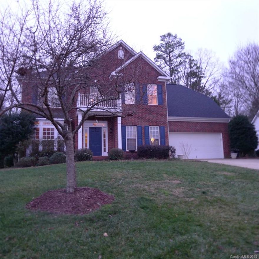 Beautiful home w/many upgrades + outdoor living space. Great flowing open floorplan. Kitchen has granite countertops, counter bar, tile backsplash, stainless steel appliances. Expansive great room with fireplace/new gas logs, built in bookshelves. Walk right out to private back yard w/large deck, stainless grill, mini fridge, arbor, stacked stone firepit, mature landscaping!  Nice wood floors, 9' ceilings downstairs. New smooth ceilings and interior neutral paint. Speakers inside and outside.