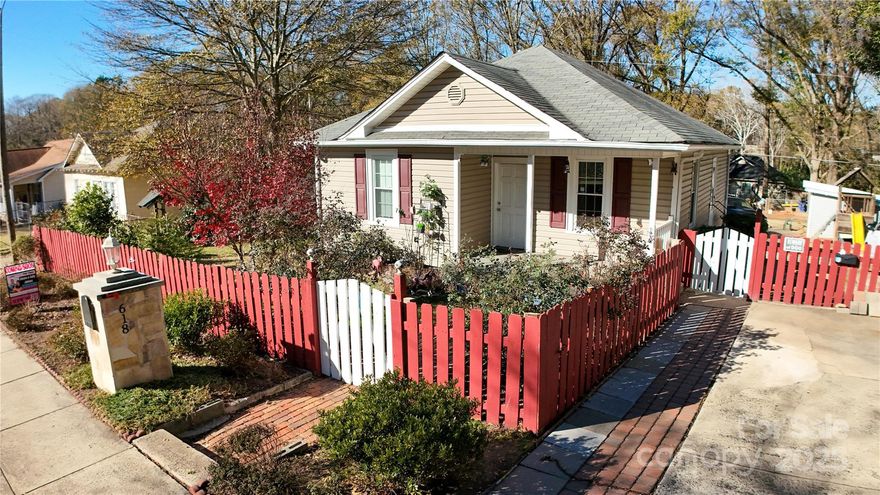 Cozy bungalow-style 3BR/2BA on an oversized 0.31-acre lot, offering that hard-to-find “country in the city” feel just minutes from Hwy 321 and downtown Gastonia. This bungalow features a single-story layout with larger-than-expected rooms, a warm, cozy living area, and a primary suite tucked at the back of the home, ready for a buyer to add updates and personal touches.

Enjoy country-style living in the city: the deep, leveled backyard has space for chickens, gardening, and play, with exterior running water and electricity available for animals, irrigation, or outdoor projects. No HOA gives you more flexibility for homesteading touches like an existing chicken coop or raised beds, subject to city zoning and ordinances.

Convenient Gastonia location close to downtown, shopping, and major routes, yet with a relaxed, residential feel that is hard to find at this price point. Excellent location for commuters—approximately 25–30 minutes to Charlotte and within easy reach of the South Carolina state line via I-85, or country back roads.