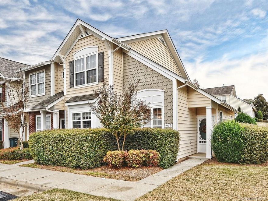 Great end unit townhouse in Waterstone. 3 bedrooms & 2.5 baths with the master on the main level. New roof & wood floors in 2013. Great room with fireplace. Family/dining combo. Two spacious bedrooms & full bath on the second level. Extended fenced patio. Community offers a pool, playground, sidewalks, & basketball court. Close to everything. Excellent schools!