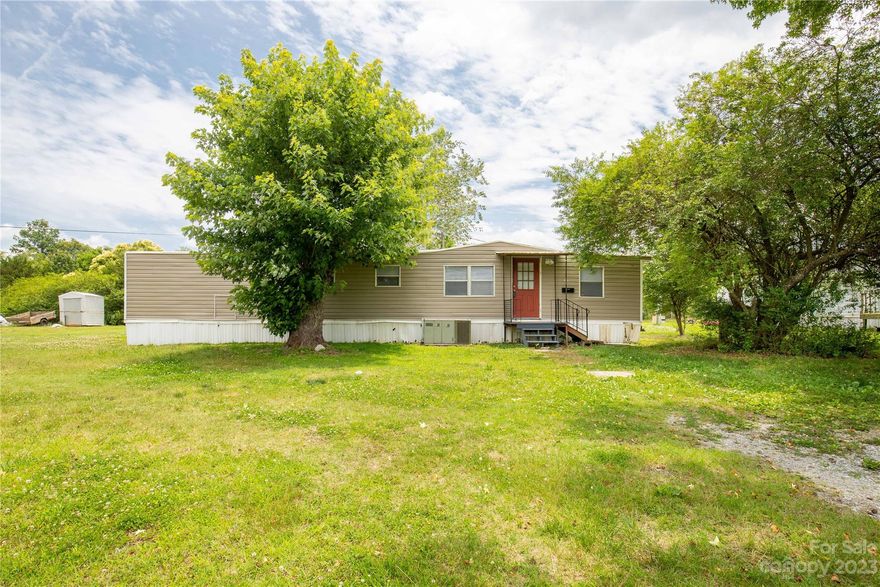 Perfect Investment-Being sold "as is"- no repairs.   2/1 singlewide mobile in Clover near restaurants, parks and schools.  New laminate flooring throughout, freshly painted and ready for you.  Rear screened porch and large deck overlook flat backyard.  Has been a rental property.  Seller not aware of any issues.  Property currently is .32 acres.  New survey in associated docs.  Hurry and see before it's gone!