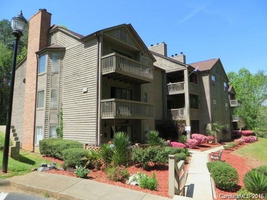 End unit on main level.  Private patios (one patio is enclosed) but could easily be renovated back to original.  Perfect for roommates.  Few quick steps to the community pool or short walk to Y or T-bones.  BRING OFFERS!  Lake Wylie address for this price? Easy commute to Charlotte; close to shopping and restaurants.  Needs some updating but for this price it is a steal!  No showings until Tuesday February 9.