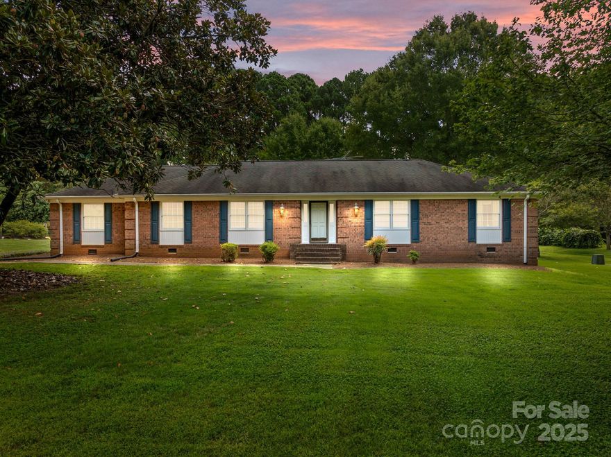 Welcome to this spacious, wheelchair accessible, 3-bedroom, 2.5 bathroom, brick home
offering 2,569 sq. ft. of living space in the peaceful Summerfield community, just outside
Salisbury city limits. Nestled on a generous 1.03 acre lot, this property provides the charm of
rural living with the convenience of nearby city amenities without paying city property taxes.
The home features a 2 car carport complete with handicap ramp leading into the kitchen for
easy unloading of groceries. The kitchen presents an aesthetic appearance with Formica
countertops matching the custom made furniture in breakfast nook area. Attached to the car
port is a single car garage with ample workshop shelving and storage. In addition to an
abundance of appliances, that add value and functionality, the home features custom window
treatments, ceiling fans in all rooms and chair and crown molding in kitchen and den, hardwood
floors in den and hallways, and 12 inch ceramic tile flooring in kitchen, utility rooms, master
bath and foyer including a full brick fireplace with gas logs in the den area. Inside you’ll find
expansive living areas with great flow, offering widened entrances to accommodate wheelchair
mobility. In fact, the master bath was custom designed for wheelchair mobility with roll in
shower, handicapped dressing vanity and toilet complete with bidet options. In addition to
heated floor access, this master bath offers a sizeable bathtub with whirlpool jet options. The utility room includes a spacious laundry room with appliances, deep sink, wall mounted ironing board station and lots of
closet/cabinet areas for storage. Outdoors the large lot offers spaces for gardening, recreation
or simply enjoying the quiet surroundings. The backyard offers a wooded boundary line. An
additional storage building is located outside to conveniently house items of your choice. The
home has a “bonus” room which could be your extra bedroom, office or game room with an
exterior French door exit. Large two car carport area showcases extra wide drive way for ease
in maneuvering vehicle traffic. Also, a single car, carport which if desired, could be converted
into a screen room or sunroom, easily. This area also includes an adjacent patio area. With its
combination of space, charm, and potential this property is a wonderful opportunity to create
the home you’ve been envisioning in a well-regarded location! Entertaining all Offers!