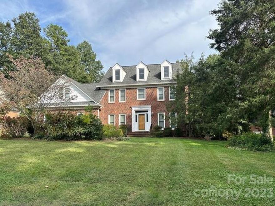 Beautiful Full Brick home on a spacious and private, fenced lot.  Hardwood floors in formal Dining room and Foyer.  Den features gas fireplace, carpet, custom built-in bookshelf and a door to the large sun porch.  Kitchen features granite counter tops, pecan colored cabinets, center island, eat in area and door to the large sun porch.  Stairs in kitchen lead to large bonus room with custom built-in cabinets.  Primary suite features vaulted ceiling, dual sinks, tub and separate shower.  Beautiful sun porch and deck overlook the backyard and is great for entertaining.  Backyard is fenced in and private.  Come see this beautiful home and neighborhood located close to UNCC, I-485, I-85, I-77, light rail, Concord Mills, community access to The Mallard Creek Greenway and so much more!