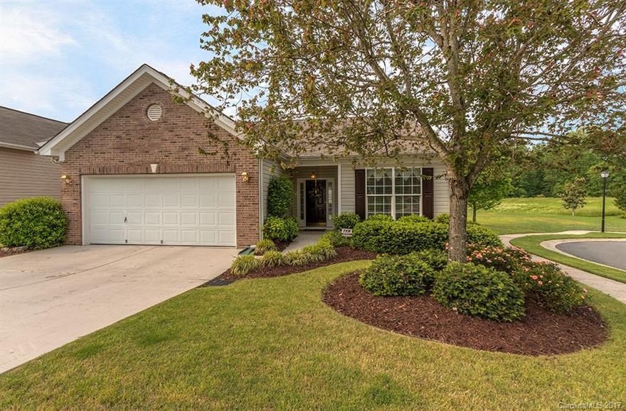 Wow!  Low maintenance ranch with a waterview!!  2BR's & 2baths, Living Rm & Dining Rm (could be office or BR's), Kitchen w/breakfast area, Great Room w/Vaulted Ceiling, 2 car garage, covered rear patio overlooking the water, beautifully landscaped, irrigation, well maintained, newer HVAC ('13) & Roof ('14).  Community features include walking trails, pool, & tennis courts. Buyer/agent to verify all pertinent info necessary in the decision making process, ie., sq.ft., schools, age, lot size, etc.