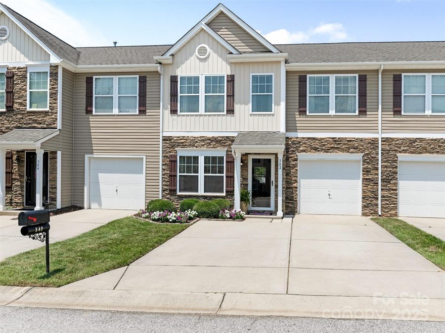 EXPECT TO BE IMPRESSED From the Moment You Arrive To This Beautiful Gated Community -  Harpers Green and to Truly One of The Most Beautiful Homes You Will Ever View Inside and Outside! Open Great Room/Kitchen/Breakfast Room - Opens to Breathtaking Private Fenced Back Yard Featuring Lush Mature Landscaping - You Will Enjoy This Quiet Oasis! Fresh Neutral Interior Colors, Abundance of Natural Light, 9 Foot Ceilings, Updated Lighting and Flooring. Spacious Great Room. Kitchen With White Cabinets, Center Island with Breakfast Bar, Granite Countertops and Tile Backsplash. Custom Drop Zone w/Excellent Storage. Upstairs Features Open Loft, Primary Bedroom Suite w/Private Bath Featuring Raised Double Vanity, Tub/Shower Combination and Walk-in Closet. Two Additional Bedroom and Conveniently Located Full Bath w/Tub/Shower Combination. Attached One Car Garage. Conveniently Located to Schools, Shopping and Dining - You Will Love This Location and Low York County Taxes!