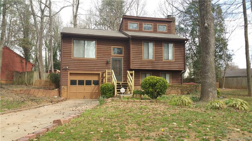 Split Level Ranch with Split Foyer, Front Porch and Screened Deck overlooking mature trees in large fenced backyard. Vaulted Ceiling in Great room with wood-burning fireplace. Formal dining room and Eat-in Kitchen. Master Bedroom on main level with En suite and 2 bedrooms on lower level with full bath and laundry room. 1-car garage. New roof. Motivated Seller. Bring all offers. As-Is Where-Is