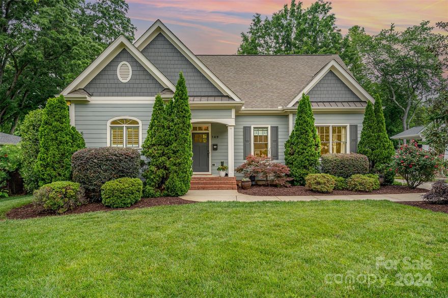 **Price Adjustment
 Beautiful home in SUPER popular Barclay Downs neighborhood! Stunning custom home, built in 2013 with a fabulous floorplan designed for everyday living, Primary bedroom on main floor. Home built with solid doors, crown molding, high ceilings & new quartz kitchen countertops and backsplash. Two laundry rooms (up & down). Full irrigation system for the vibrant mature landscaping. Large back yard, could be perfect for a swimming pool. Covered porch off of living room. Custom concrete hearth with Ann Sacks tile. All doors and cabinets have Emtek hardware. Maybe the closest neighborhood to South Park, location is incredible!