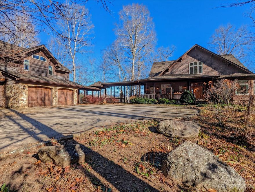 A True Haven...this property offers not only 329 Acres plus a luxurious 4BR/3.5 BA Main Residence w/spacious covered breezeway connecting to 2 car garage + ATV garage w/studio apartment second level w/additional facilities you'll love!  Unique Equestrian amenities include the Pine Grove Caretaker's Cottage, heated Barn w/half bath & all the essentials desired for your horses use and care, including riding ring for equestrian enthusiasts, plus attractive wooden board fencing around pastures.  Cozy and Charming Raven's Roost BR/BA Log Home was reconstructed with 1860's circa logs and overlooks a spacious stocked pond with a tranquil waterfall at entrance of Cave. Exquisite craftsmanship throughout!  Massive roadways built and lead to numerous potential homesites or great as horse trails. Underground utilities include fiber for internet service.  Sellers will sell w/less land per Exhibit "A" attached. You won't want to miss out on this opportunity to own your slice of paradise!