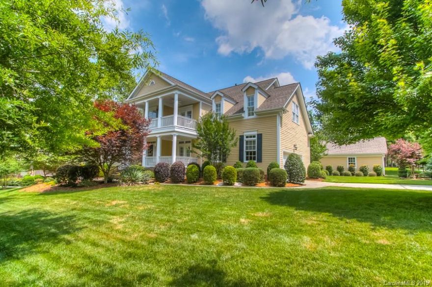 Truly Special, Perfectly Maintained home in Lake Shore on Tega Cay Peninsula. Dual front porches  Master on Main. Master Bath with double sinks, garden tub and separate shower.  Plantation shutters. Chef's kitchen with double ovens, SS appliances, granite counters. Versatile bonus room upstairs. 2 car attached AND 2 car detached garages.  Fort Mill school system. Bike to New Tega Cay elementary school. Tega Cay offers resort style living with pool, beaches, trails, golf & marina. Don't miss out!