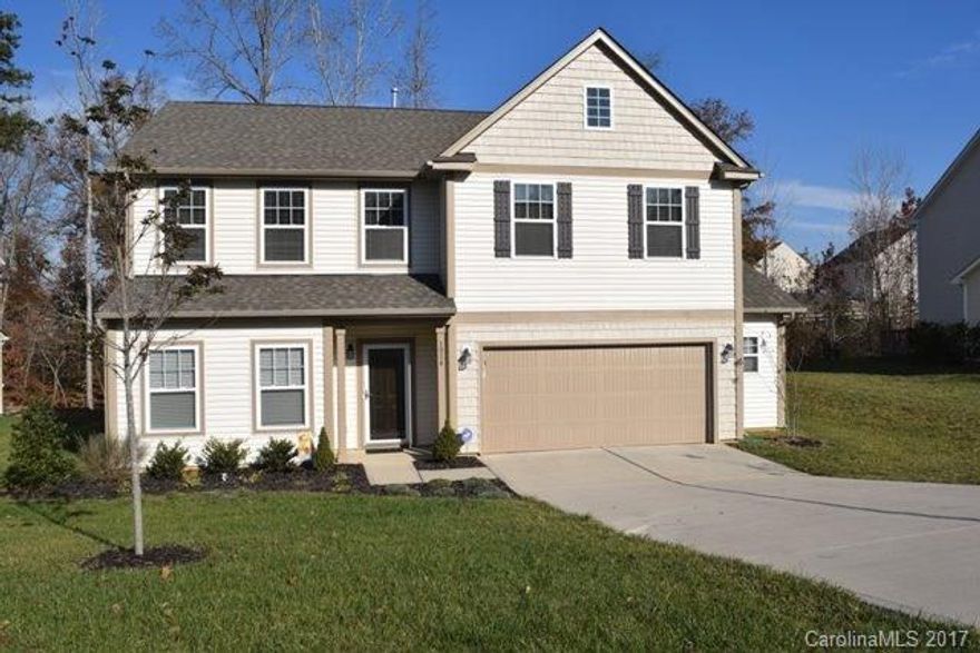 Great home built by True Homes offers a 6' garage extension.  Huge granite kitchen with large work island/breakfast bar and stainless appliances.  Office on main level, formal dining room and great room.  All bedrooms located upstairs along with the laundry room and a loft area.  Drop zone area by garage is perfect place to store bookbags and coats!