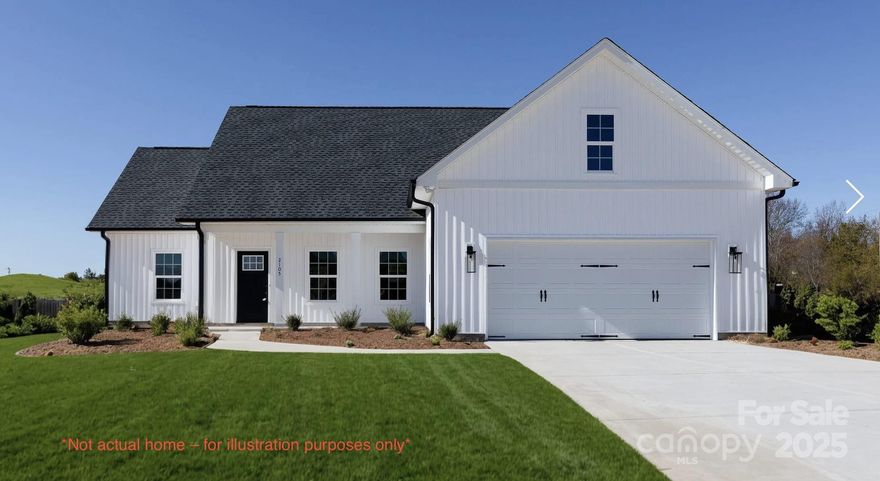 Discover the charm of this Brand New 3 Bedroom, 2 Bath,  1624 sqft home that is available in June near Clover and York, offering a serene country ambiance on a 1+ acre lot! This residence welcomes you with an open floor plan, showcasing granite countertops and white shaker cabinets in the kitchen. Tankless gas hot water heater and high energy-efficient heat pump (14 seer rating) Comes pre-wired for easy access to Comporium's high-speed Internet. Step outside to unwind on the covered front and rear porches. The home also boasts a 2-car garage and an attractive interior layout. Enjoy the cost-saving benefit of water from a private well, eliminating expensive water bills. No sewer bills to pay either!