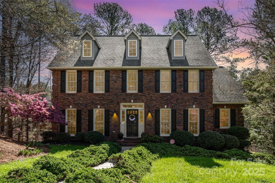 Welcome to this beautifully move-in ready Tega Cay basement home, offering charm, modern updates, and fantastic outdoor living spaces—all with no HOA! Nestled on a quiet cul-de-sac, this pre-inspected home has been thoughtfully updated with fresh exterior paint (2024), brand-new carpet (2025), refinished and restained deck (2024), new LVP flooring downstairs, and updated hardware throughout. The bright and inviting kitchen features modern touches & newer appliances while the open-concept living areas are perfect for entertaining. Upstairs, the spacious primary suite provides a relaxing retreat, and the secondary bedrooms offer plenty of space for family or guests. The finished basement is a standout, featuring a cozy fireplace and a kitchenette—ideal for movie nights, guests, or a private hangout spot. Outside, enjoy multiple outdoor spaces surrounded by mature landscaping for added privacy. Located in the highly sought-after Fort Mill school district, this home is a rare find!