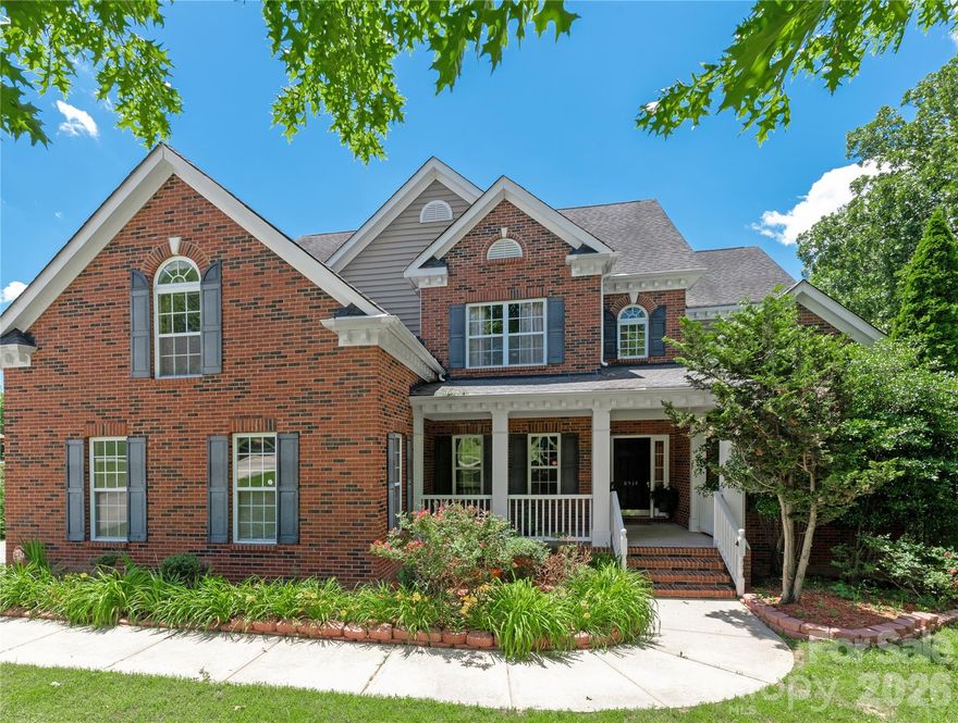 Extraordinary 6 bedrooms 5 baths beautiful home in a top school neighborhood.  You will be highly impressed as you enter the cathedral entry way. A bedroom and full bath in the main floor. The upper floor has the primary and 4 additional bedrooms with baths. Additional bonus room in the upper level, a bedroom, a full bath, and an a open rec/game room in the basement.  Minutes from Interstate, stores and other amenities.