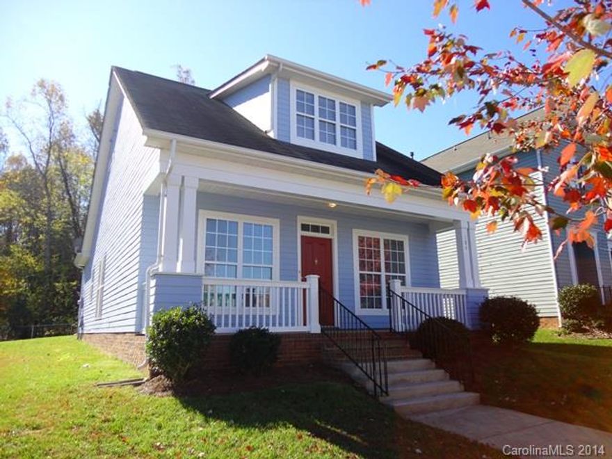 MOVE-IN READY 1.5 story home with new carpet and paint throughout! Main level offers Great Room, Dining, Kitchen, Laundry with Washer/Dryer and 2 Bedrooms that share a Full Bath.  The Master Bedroom/Bath is located upstairs and has is totally private. Enjoy the Covered Front Porch and Rear Patio. Detached 2-Car Garage has alley access and the house is on a corner-lot. Community pool and playground within walking distance! No Smoking and absolutely No Pets allowed. AVAILABLE IMMEDIATELY!