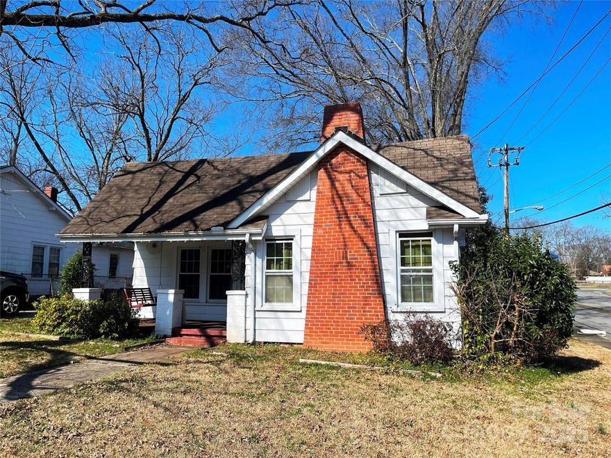 Remarks:  Great Investment Opportunity! Two bedroom home on corner lot in a great location near downtown Rock Hill. Home has been a rental until May 2024. Home is zoned Neighborhood Office providing other potential possibilities. Home can be purchased separately or with 2 homes on the same lot next door. Could have 3 homes on 2 lots (.55acres) on corner. Needs a little TLC, but could have good possibilities. Home to be sold “AS-IS”.