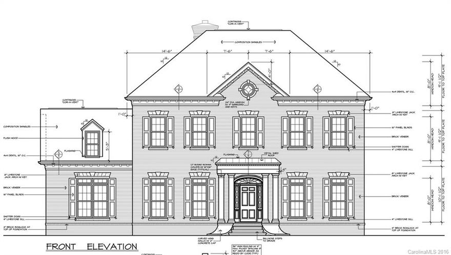 Stately brick Georgian built by Cooper Custom Homes. Chefs kitchen with top of the line finishes opens to great room and flows onto covered terrace with outdoor fireplace. The master suite is down. Each bedroom upstairs is en suite with generous walk-in closets. 2nd bonus room with powder room.  3rd level has sitting room, 1/2 bath and media room. 10 ft. ceilings on main level and 9 ft. upstairs. Beautiful flowing floor plan includes formal and informal areas.  Private lot backs to Freedom Park.