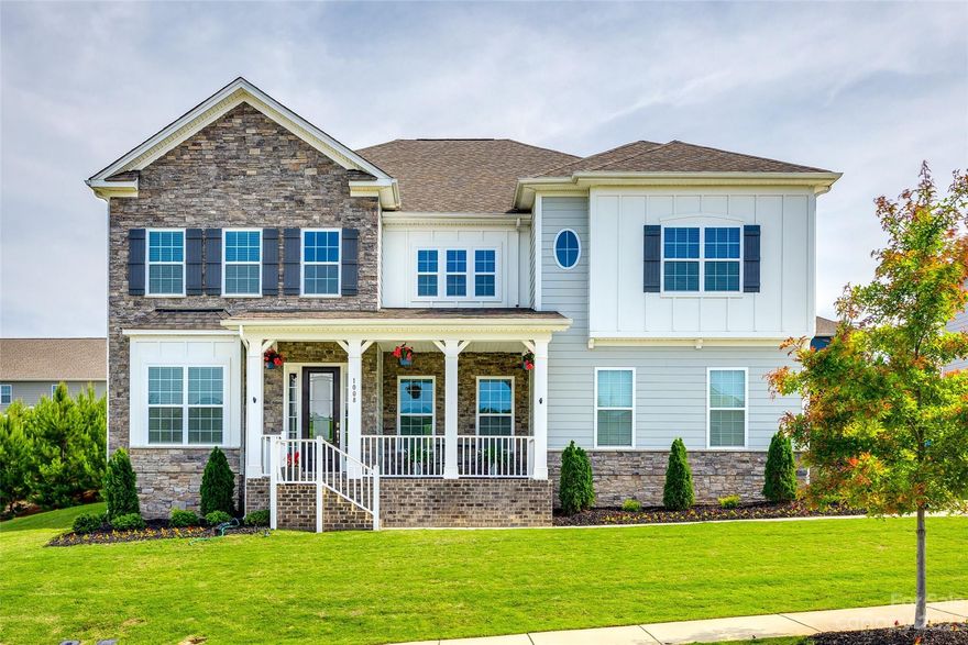 ** seller is willing to consider backup offers** Fall in love with this fabulous 5 bedroom home in the award-winning community of Millbridge.This stunning home is 3 years young & welcomes you with a rocking chair front porch, as you enter you will find beautiful LVP flooring throughout the first floor. A large kitchen with all white cabinets and countertops, the family room features a custom ship-lap wall with built-in cabinets.You w/ also find a large office with french doors and a generous guest room.Upstairs you will find an oversized primary suite to include a sitting room with a luxurious primary bath, large bonus room, Laundry conveniently upstairs too. Enjoy all of the fabulous amenities Millbridge has to offer, Clubhouse w/ fitness center, outdoor pools, putting green, walking trails, the community calendar activities make this an amazing neighborhood!Only minutes from all your favorite downtown Waxhaw shops & restaurants.You don't want to miss this beautifully maintained home!