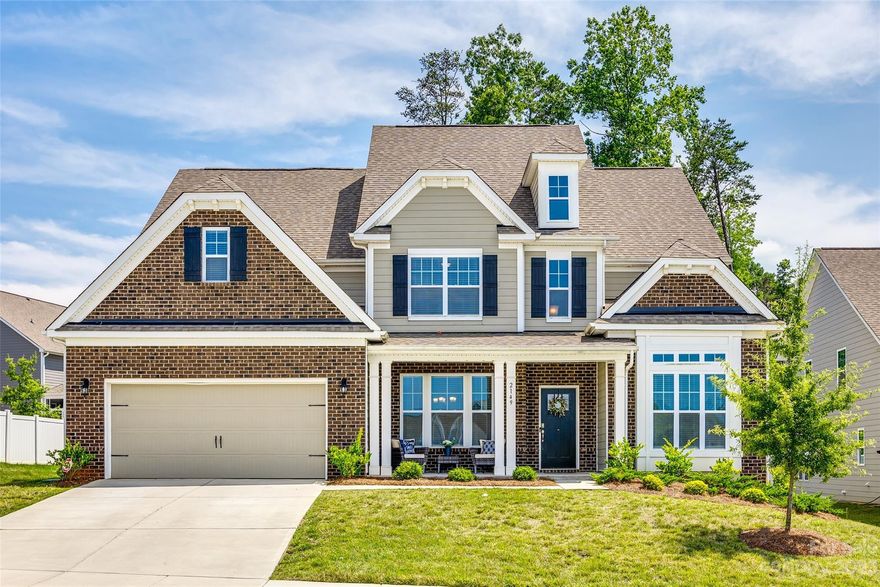 Welcome to 2149 Lapalma Trace in Cypress Point! This stunning home features 5 BRs, 4.5 baths, & plenty of space for everyone to enjoy. The gourmet kitchen is a chef's dream with its double ovens & spacious kitchen island, perfect for cooking & entertaining. The open floor plan creates a seamless flow between living areas, & the flexible space downstairs can be customized to fit your needs, whether it's a home office, gym or a playroom. You'll love the natural light that fills the home, & the luxury vinyl plank flooring adds a touch of elegance. With two primary bedrooms, including one with a luxurious ensuite featuring a walk-in shower & garden tub, there's plenty of room for relaxation. Upstairs, you'll find 3 additional bedrooms, 2 connected by a Jack & Jill bathroom & the 3rd with a private ensuite, providing comfort and privacy for everyone. Cypress Point has amazing amenities and is convenient to schools & shopping. Don't miss the opportunity to make this beautiful house your own.