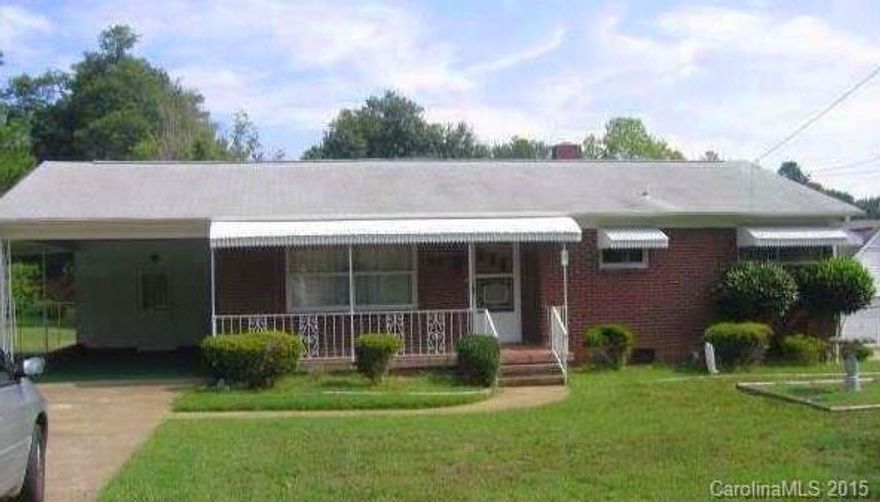 Lovely full brick ranch home with 3 bedrooms, 1 full bath in a quiet neighborhood. Great access to 29-74 and shopping. Convenient to downtown Shelby. Home has 1080 square feet. Open floor plan, great for entertaining. Spacious living room. Large kitchen with eat-in area. Lots of new updates. Driveway can accommodate 3+ cars and has a 1-car carport. State-of-the-art ADT security system. This home is adorable and ready for its new owner.