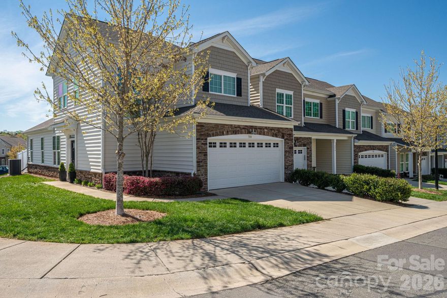 Welcome to this beautifully positioned corner-unit townhome in the desirable Waters Edge community. Tucked away toward the rear of the neighborhood, this home offers a peaceful setting with minimal traffic while still providing convenient access to everything the area has to offer.

Inside, you’ll find a bright and open floor plan designed for both everyday living and effortless entertaining. Abundant natural light fills the main living spaces, creating a warm and inviting atmosphere throughout. The spacious layout flows seamlessly from the living area to the kitchen and dining space, making it ideal for gatherings or quiet evenings at home.

The primary suite on the main level provides comfort and convenience, offering a private retreat with easy accessibility. Additional living space upstairs allows flexibility for guests, a home office, or hobbies.

With its premium corner location, thoughtful layout, and tranquil setting, this townhome is a standout opportunity in Waters Edge. Whether you’re looking for low-maintenance living or a place to truly unwind, this home delivers the perfect balance of comfort and convenience.