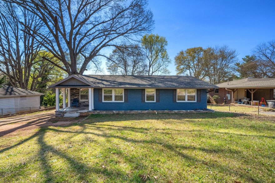 This charming community is calling you home! You’ll love being just minutes from Downtown Greenville, Village at West End, both St. Francis & Greenville Memorial Hospital and the new Unity Park.  You will be greeted with an open plan as you enter through the front door and make your way towards this remodeled home! Move-in ready ranch style home is situated on approximately .27 Acre offering endless opportunities for gardening and entertaining on the oversized deck in addition to a shed for extra storage! The neighborhood is experiencing a rebirth driven by both location and price. Call for more information on this great opportunity. 
 The fence that runs along both sides of the property and behind is believed to be the neighbors fence.  Square footage is rounded, refer to house sketch available under the Multiple Listing. Being sold “As Is”.