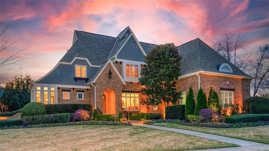 This stunning Kingswood Home, built in the tradition of an English Manor House, will appeal to the most discriminating Buyer. Furniture style Cabinetry throughout the home, Beamed ceilings and Custom Moldings are a testament to the craftsmanship Kingswood is known for. Located deep in the exclusive Stonecroft neighborhood, this home features a luxury Owners Suite on the main floor with sitting area. Amazing hardwood floors throughout the Main level compliment the neutral interior ready for your personalization. The gracious Open Floor plan flows beautifully for entertaining and welcomes tons of natural light. The Kitchen is truly the heart of this home, open to the breakfast area and great room. Quality Stainless Steel Appliances. A soaring beamed ceiling sets the stage while Built-ins frame the traditional Fireplace. French Doors open to the Sunroom with rich natural stone flooring. The Sunroom flows to the gracious Outdoor living, the center piece, the In-ground Salt Water Pool.