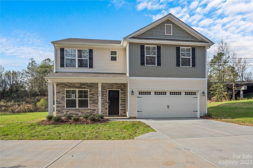 Go and Show, This home is almost complete! Up to $8,000 to buyer at closing if preferred lender is used. NO HOA DUES!  Brand New Construction in a wonderful Northwest Charlotte Location.  Open concept design & stylish modern colors. This home includes a flex room on the main floor.  Lots of Upgrades included in this home.  First Floor has 9’ ceilings and beautiful Luxury Vinyl Plank floors in the main level living areas. All areas are open - Kitchen, Dining and Family Room with lots of easy-flow living space.  Kitchen has 36" upper cabinets with molding, granite counters, variable height upper cabinetry with molding, SS appliances and subway tile backsplash, plus a large granite island with breakfast bar. LV 24x12 inch tiles in the full baths. Smart Features included in the Promo.