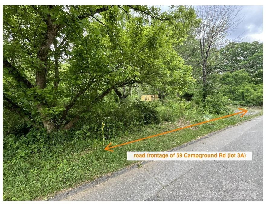 This convenient East Asheville location is walking distance to loads of amenities and hiking trails including the new East Asheville public library, tailgate market, Bell Elementary, Ultimate Ice Cream, Creekside Tap House, Dobra Tea House, numerous restaurants, grocery store, Rec Park public swimming pool, JBL soccer complex, WNC nature center, Mountains to Sea Trail, Bull Mountain Trail, Folk Art Center and more. Two lots are available. 59 Campground Rd is a mostly clear, level .211 acre lot fronting Campground Rd. 61 Campground Rd is a .317 acre private flag lot on a gentle southeast facing slope behind 59 Campground Rd perfect for a walkout basement. Lot corners are flagged and labeled with yellow flagging tape. The owners are part of Mountain Sun Building & Design and would love to talk with you about your vision for your new home but working with Mountain Sun is not a requirement.