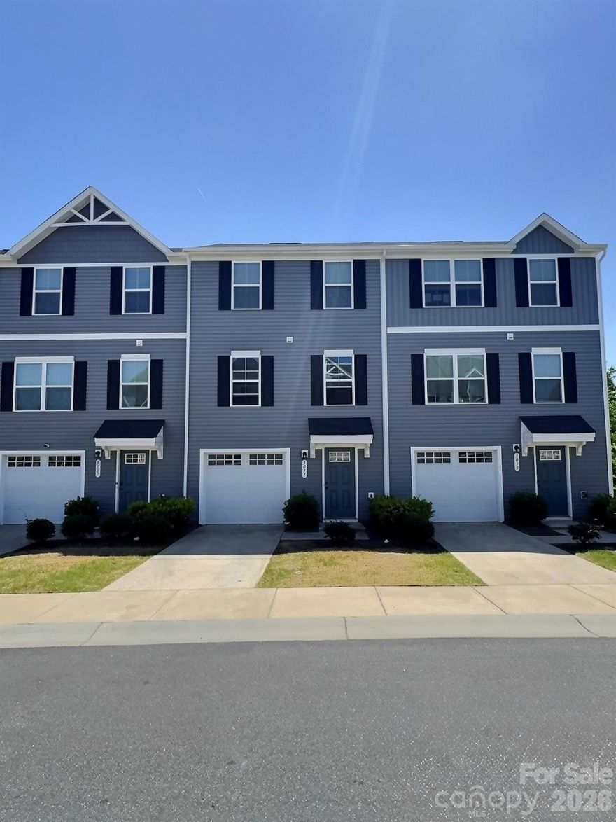 Spacious 3-story townhome in desirable Dillon Lakes, ideally located just 5 miles from the heart of Uptown Charlotte! This 3-bedroom, 2.5-bath home offers a functional and versatile layout with room for everyone. The finished walkout basement provides the perfect rec area, home office, or additional living space.

The main level features an open-concept design with great flow, highlighted by a kitchen with center island that overlooks the living and dining areas—perfect for everyday living and entertaining. Upstairs, you’ll find all bedrooms along with a convenient laundry area, including a comfortable primary suite.

Enjoy outdoor living with a private patio, plus the convenience of a one-car attached garage.

Please note: Property is pending foreclosure and may be subject to short sale approval—great opportunity for investors or buyers looking to add value.