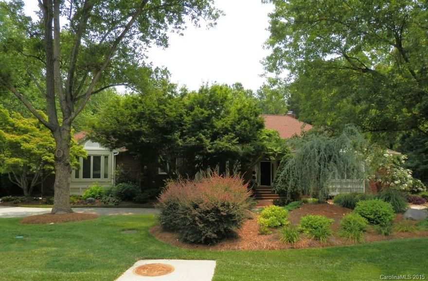 Beautifully appointed custom hm offers amenities throughout! Lg entrance,fml DR,great rm w/striking FP/vaulted ceiling,screen porch.  Gourmet granite kit w/custom cabinets,sunny breakfast area,pantry,desk. Lg Master on main level w/2 walk-in closets ,travertine bath w/whirlpool tub/sep shower. 2nd bed/bath on main. Upstairs houses add'l bedrooms & baths. Walk-out basement w/den & FP & bar, exercise room & bath. Grounds are amazing. Pool, terraces,arbor,large deck,terrace,professional landscape.