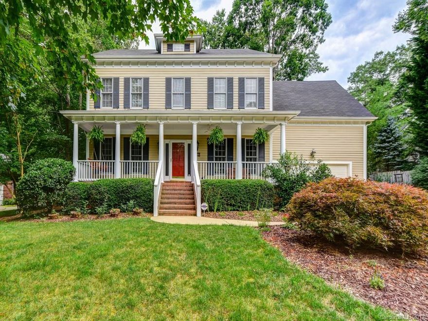 WOW” home in desirable Biltmore Park with open living spaces. Great Room addition with abundant windows, vaulted ceiling, wood/gas fireplace, covered & screened back porch & patio with outdoor fireplace. Fantastic renovated bathrooms. Updated eat-in kitchen with breakfast bar, granite, opens to Keeping Room with fireplace. Living/Office plus Dining on Main. Four bedrooms & Bonus upstairs. Fenced yard. Recent updates: fresh paint, ducts cleaned, pressure washed, epoxy garage floor, & more.