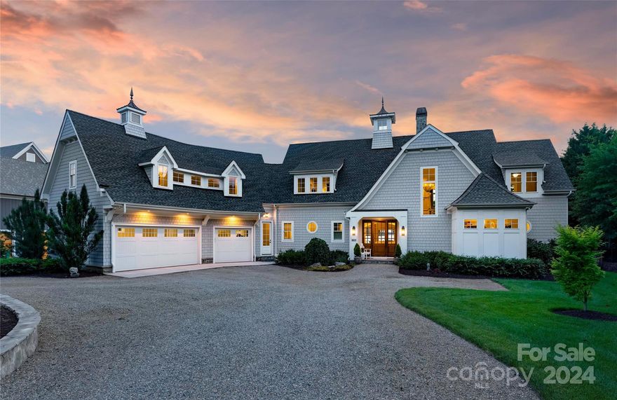 Enjoy Lake Norman's panoramic sunsets from this impeccably built coastal retreat in the heart of Cornelius. Artfully constructed recently by master builder Patrick Joseph Distinctive Homes, this casually elegant home exudes southern lake lifestyle with its close proximity to the renowned Peninsula Club and center city Charlotte's dynamic cultural and dining scene. A gourmet kitchen, private office, and scullery adjoin light filled open living spaces which adjourn to a relaxing covered outdoor veranda servicing the entire water side space of this gracious home. The main floor also features an ample master retreat, elevator, & private laundry. The upper level offers four ensuite guest suites, an upper media/card room, and an over garage nanny suite accessed via a discretely placed secondary rear stairwell. At over 5000 square feet on two floors, this home is perfectly designed to capture the essence of today's desire for casual elegance & efficient use of space. Pool rendering available