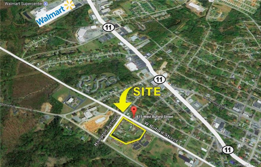 Excellent MUH development site with 20 concrete buildings, 52 units total, buildings need major renovations or demolition, former section 8, great location walking distance to downtown Gaffney, less than 2 miles from I-85.