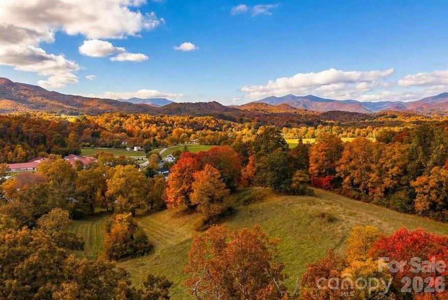 Check out this spectacular 4-season beauty! Boasting 20.78 acres, 1100' of frontage on the Pigeon River, hay pastures, enormous oak and walnut trees in the woodlands, and a crowning hilltop with 360 views from the heart of Pigeon River Valley. This unique and stunning piece of vacant land is ready for your dream home.

Just imagine the potential of a family homestead or fisherman's getaway. There are also multiple entrances to the lot which would also make it great for multiple homesites. Maybe cabins along the river and a retreat center on the hill? Wildlife is abundant, views are everywhere, and the possibilities are endless. 

The property is not in a flood zone (even during H. Helene it did not flood), it has a current well permit, and and also an active 4-bed septic permit. This one won't last long!