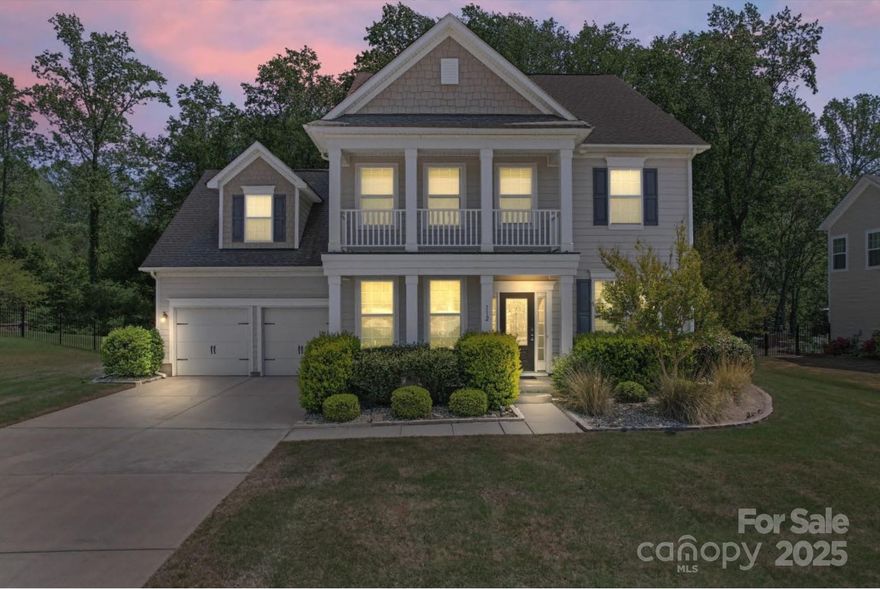 Welcome to this stunning, meticulously maintained home in the highly desirable Morrison Plantation!

This beautiful residence showcases an open-concept floor plan filled with abundant natural light. The gourmet kitchen features granite countertops and a large island, perfect for cooking and entertaining. A spacious office with French doors provides an ideal work-from-home space, and the main floor includes a full guest suite with a private bath, offering comfort and privacy for visitors.

Upstairs, you’ll find four additional bedrooms and a versatile media room, ideal for a home theater or entertainment lounge. The primary suite offers walk-in closets, a soaking tub, and a walk-in shower.

Step outside to the screened porch and unwind with your favorite drink while enjoying peaceful, wooded views.
Community amenities include a pool, clubhouse, tennis and Pickleball Courts, neighborhood dock. This home is conveniently located near shopping and award-winning schools.