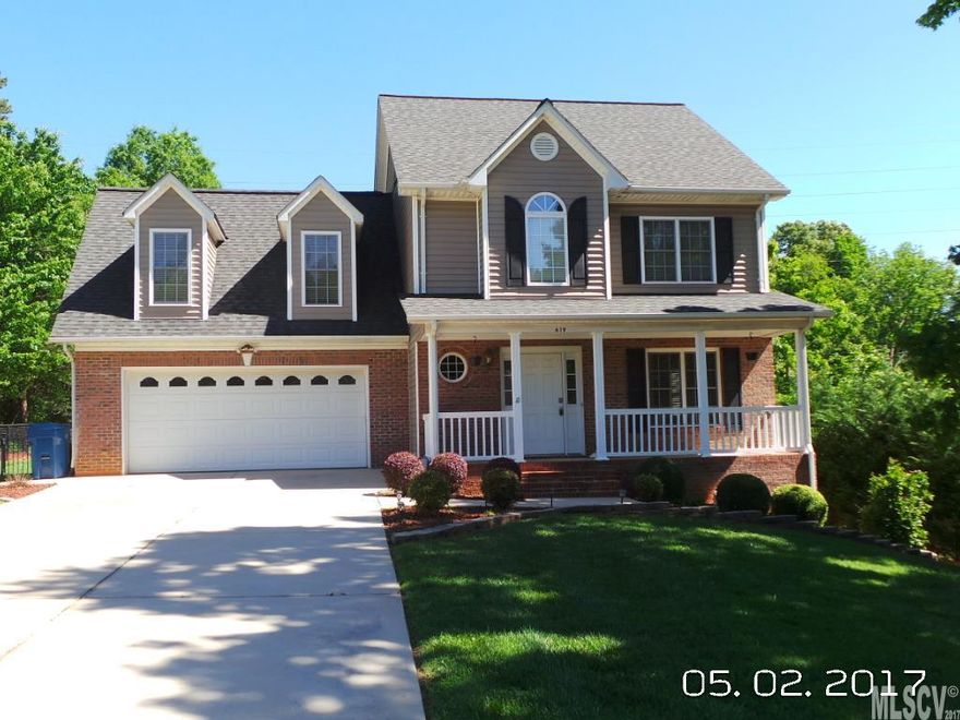 Get ready for summer with your own in-ground 16'x32' pool. Immaculately kept, 2-story home with 4 bedrooms and 2.5 baths. Recently, paritally finished basement, perfect for recreation/exercise room. Great Open Floor Plan. Crown molding through out the main level. Some chair railing. Great Room with gas log fireplace. Separate Dining room. Bonus Room is counted as 4th bedroom. Hardwoods in the Foyer, Great Room & Dining Room. Ceramic tile in Kitchen and all baths. Unfinished area of  basement is perfect for storage/workshop. Very entertaining home with large rear decks and concrete surrounding the pool area. Fenced in backyard with tree privacy on the back line and some nice shaded areas. Oversized double car garage. Dual zoned HVAC. All kitchen appliances remain.