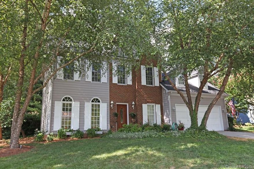 This lovingly maintained and thoughtfully improved one owner home is stunning with smooth finish ceilings, wood cased windows & molding details, lots of wood flooring on 1st and 2nd floors, updated roof, updated baths, updated lighting and cabinet hardware. Brick paver patio overlooks a very private and neatly landscaped yard. You will love the natural gas hookup for grilling. Quiet community tucked away right in the heart of Cornelius, close to groceries, conveniences and excellent schools.